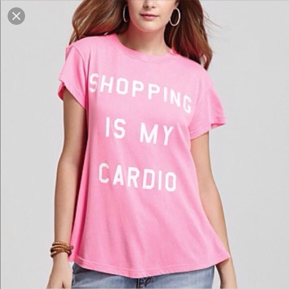 Wildfox Shopping is my Cardio TShirt